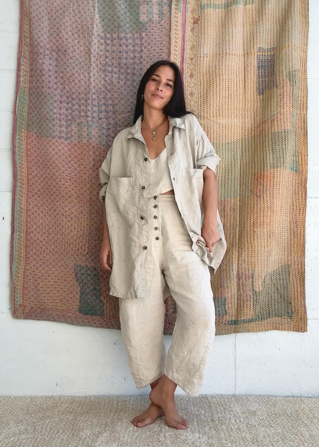 Studio Jacket - Linen - Natural– MAIWA