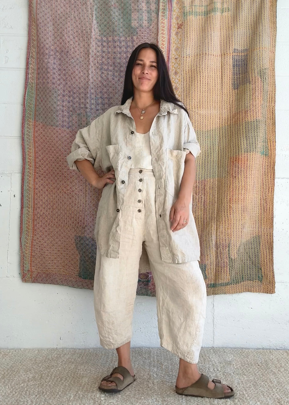 Studio Jacket - Linen - Natural– MAIWA