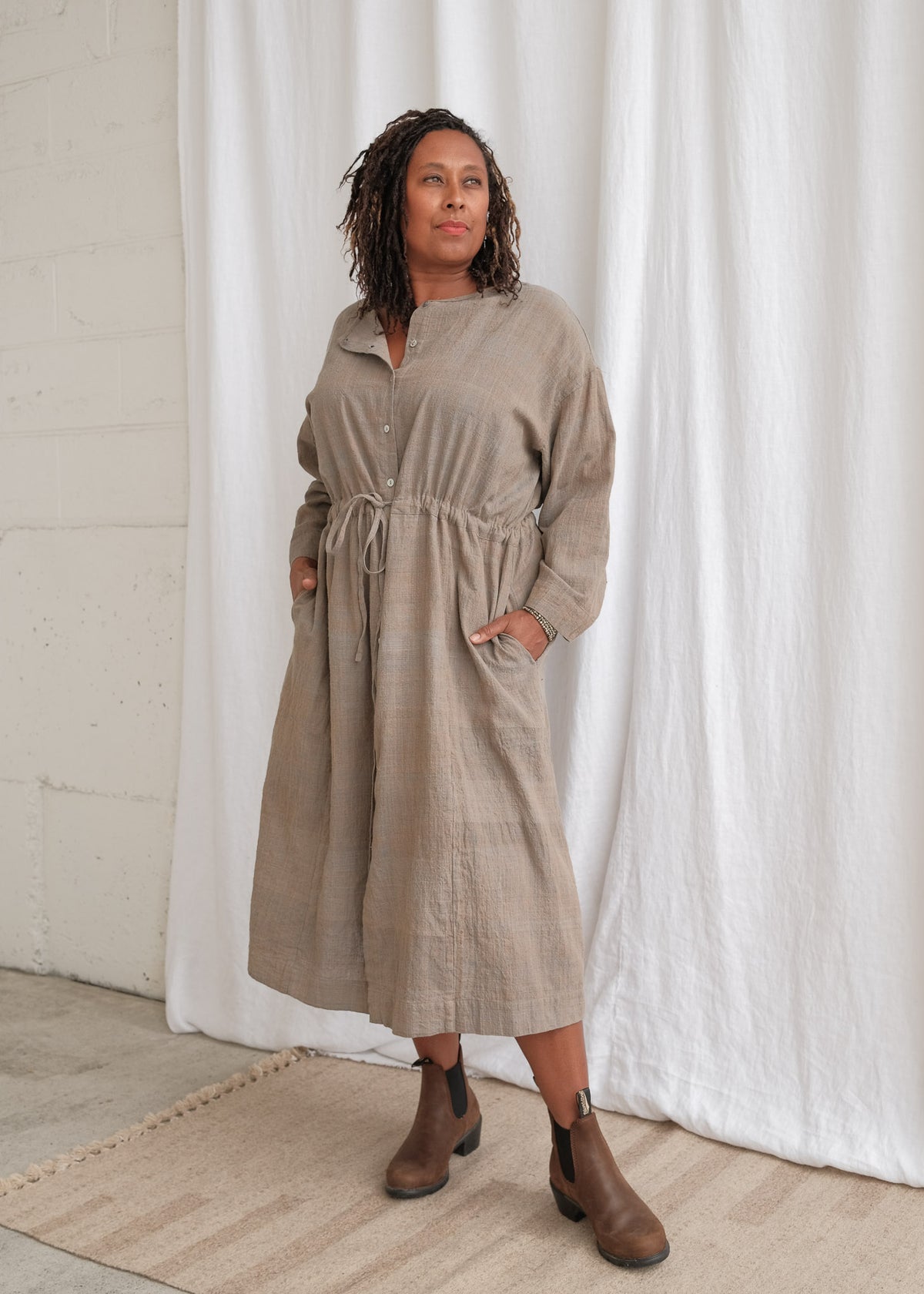 madder madder tea towel tunic dress madder madder tea towel tunic