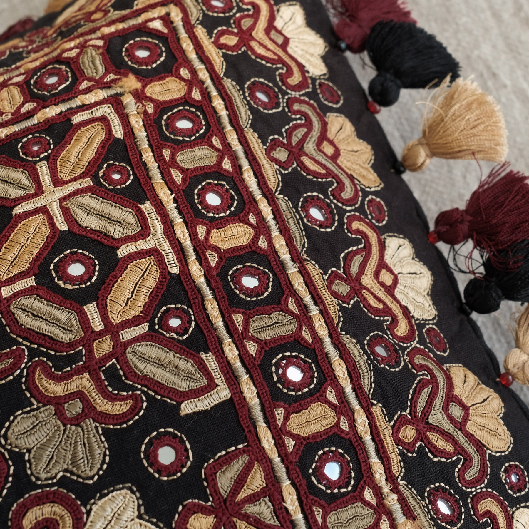 Maia Embroidered Cushion Cover