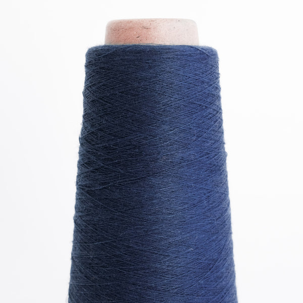 Real Indigo Cotton Yarn - Indigo Blue - Yarn On Cone - Knitting & Weaving