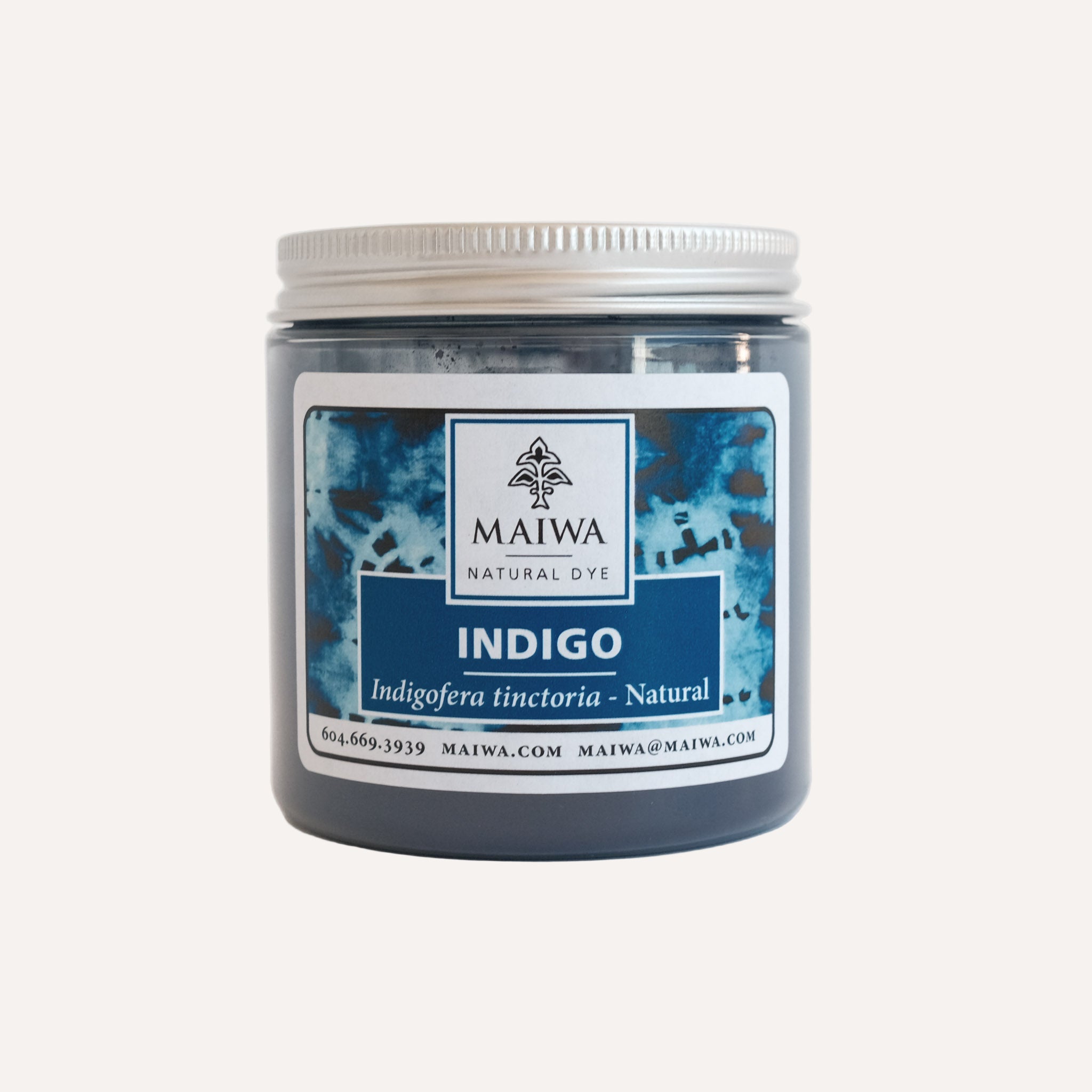 Natürlicher Indigo-Farbstoff - Indigofera Tinctoria Pulver, 100g Für Textilfärbung