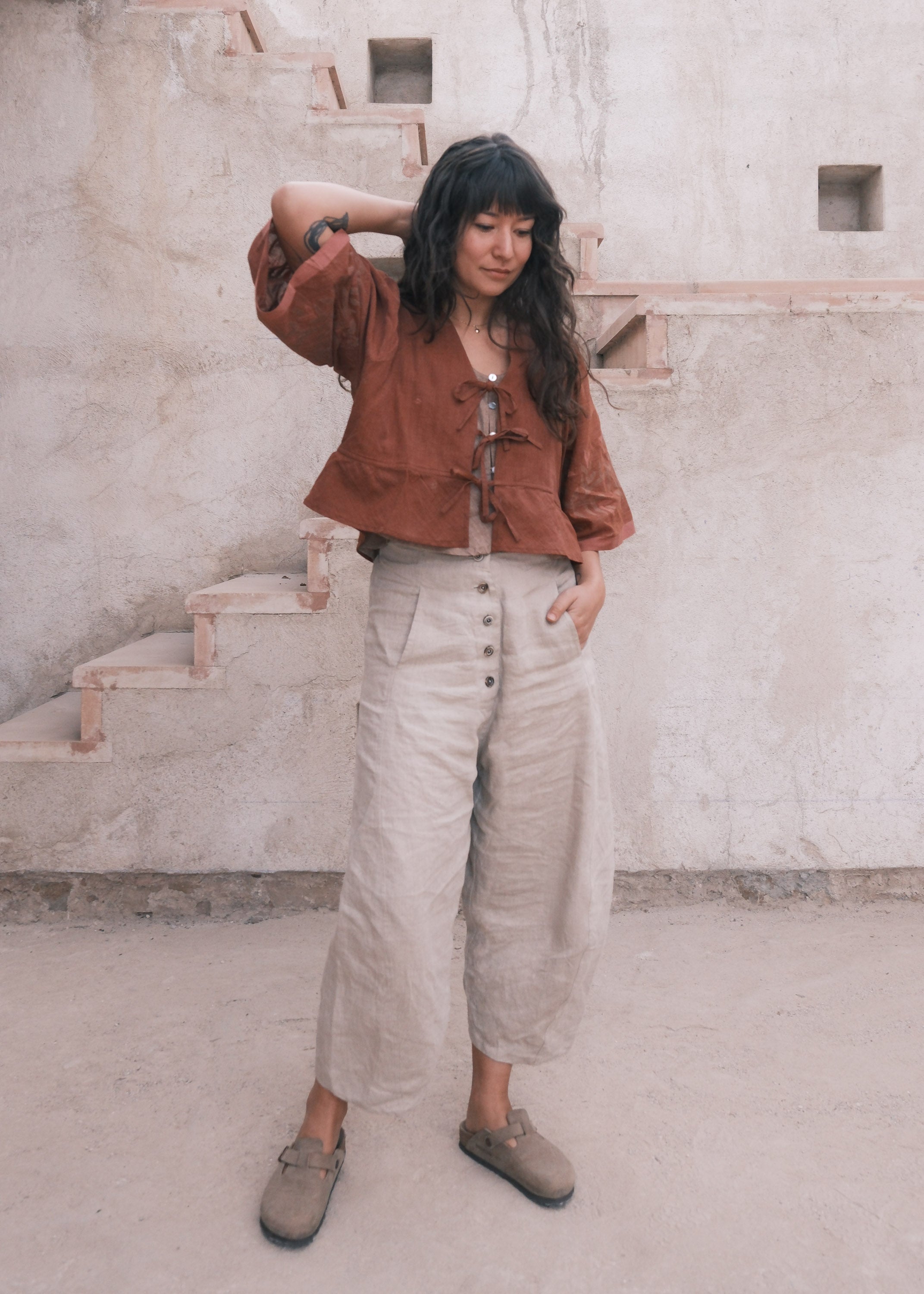 Jai Pant - Linen - Natural– MAIWA