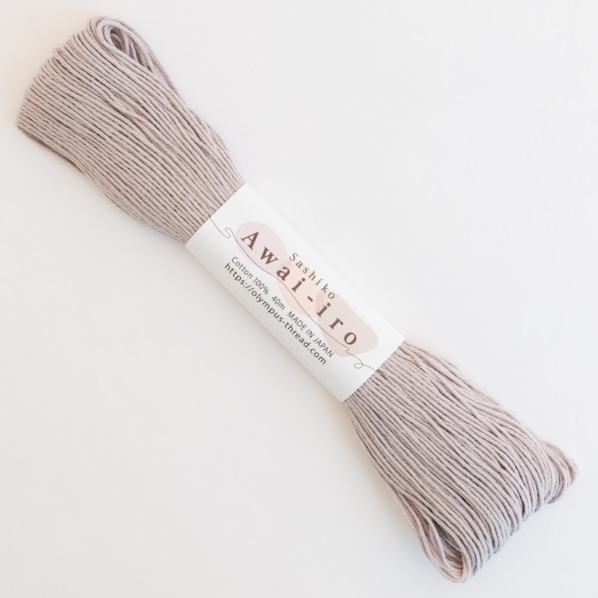 Japanese Sashiko Thread - Oat Milk 40m– MAIWA