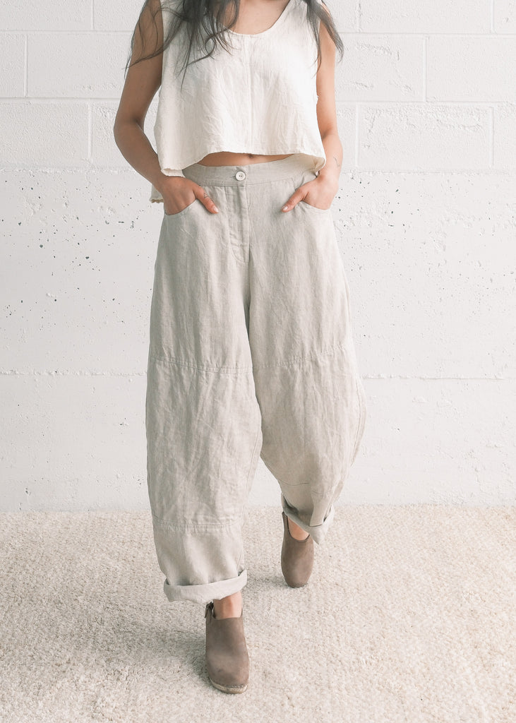 Aloe Pant - Linen Twill - Natural– MAIWA