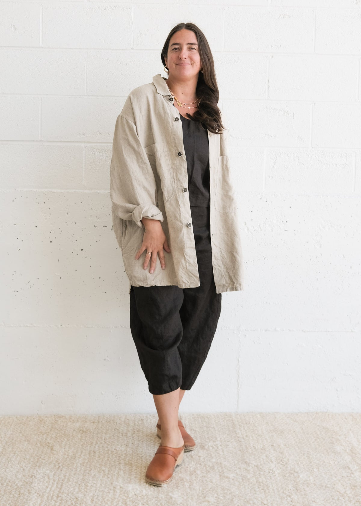 Studio Jacket - Linen - Natural– MAIWA