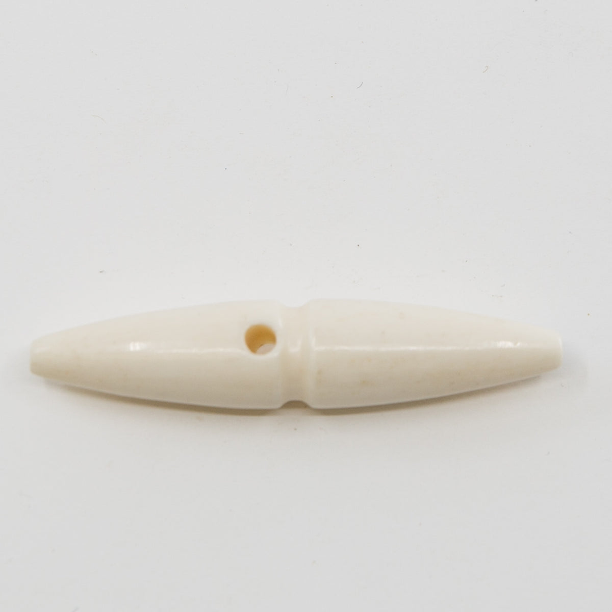 Handcarved Bone Button - Symmetrical Toggle– MAIWA