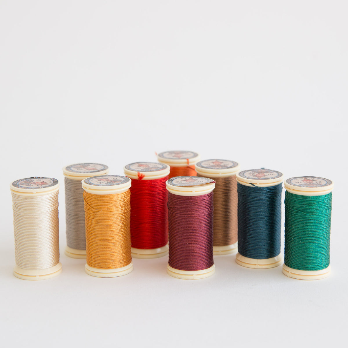 Silk Sewing Threads - Fil Au Chinois Perlé - Set of 9 Spools– MAIWA