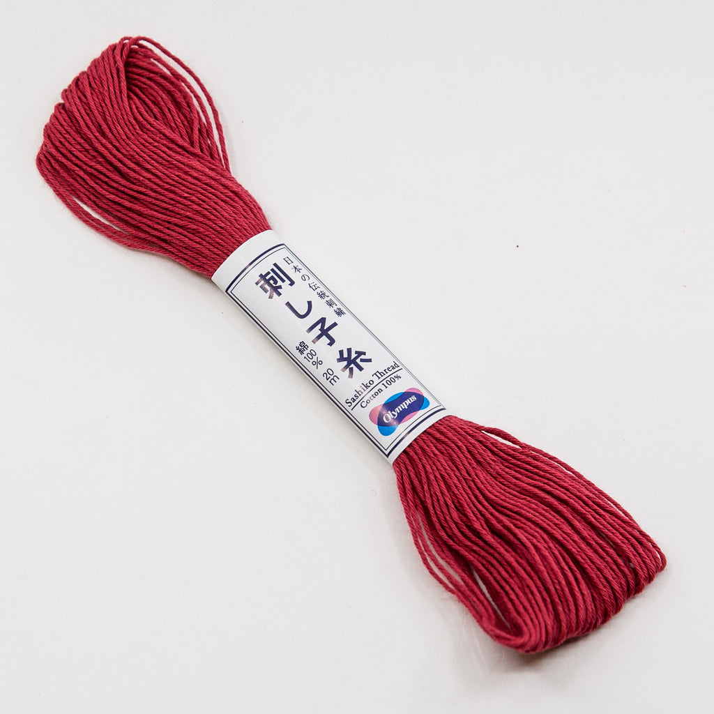 Red Thread Japanese Japanese Sashiko Thread - Antique Red 20m– MAIWA