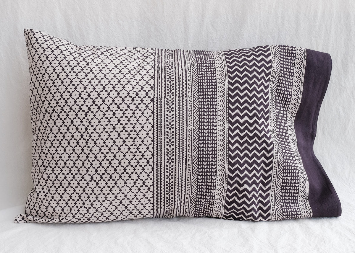 Organic Cotton Pillow Case Bagh Monsoon MAIWA