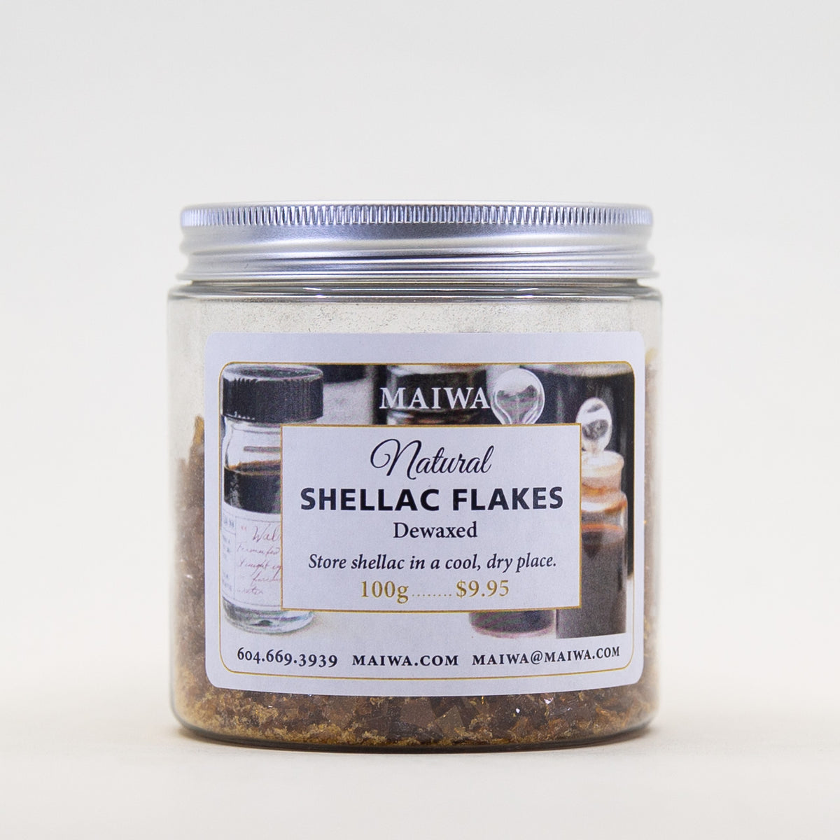 Shellac Flakes 100g (3.6 oz.)– MAIWA