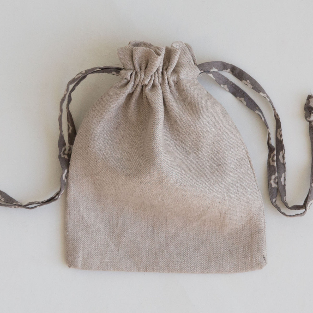 Drawstring Bag - Small - Sand & Stone– MAIWA